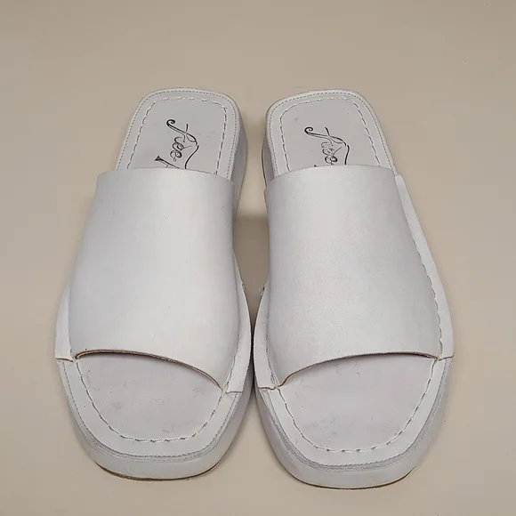 Free People Harbor platform slide sandals size 38 - Picture 3 of 8
